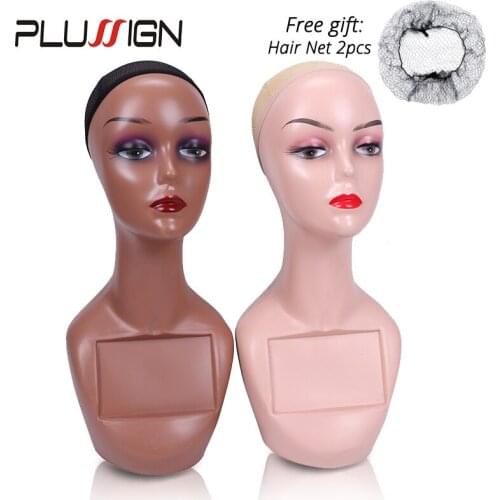 Mannequin Head For Wig Display Wig Head Stand Doll Head Female Model Without Shoulders Mask Sunglass Hat Hair Wigs Display Stand
