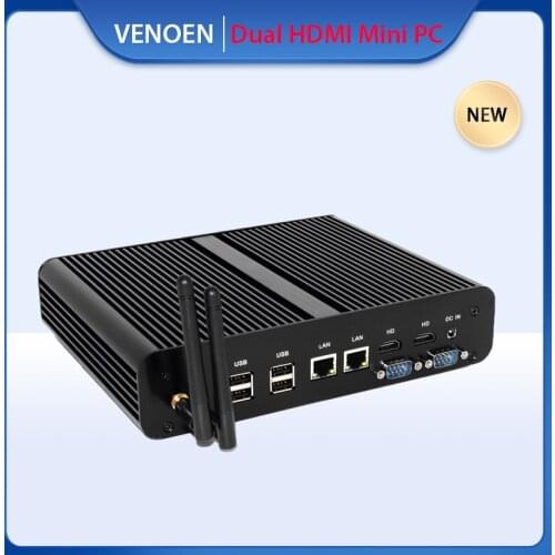 Mini Protable Core i7 Desktop PC 5500U i5 5200U i3 5005U SD Card Slot HDMI RS232 COM Optional Small Office Computer Windows 10