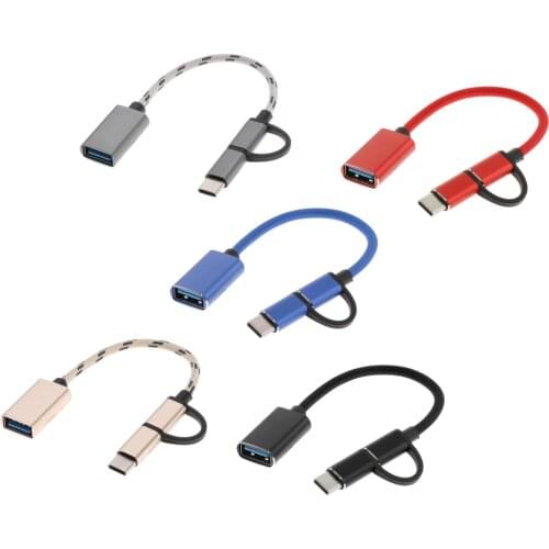 Mini USB Cable Micro USB 3.0 Type C to USB Cable Data Charging Cord Compatible for Phone, MP3 Player, Dash Cam, Digital Camera