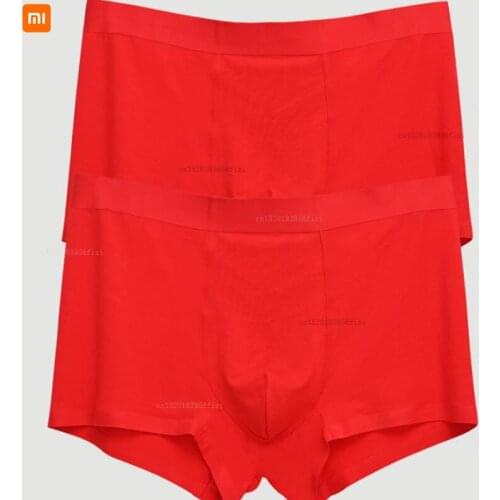 3pcs xiaomi mijia mens underwear mens boxer shorts modal fortune natal year boxer shorts