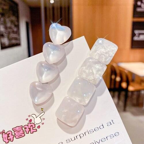 HigoodCopy cat 's-eye contracted fixed to the top of the hair clip hairpin girls heart Liu Haibian metal hairpin headdress