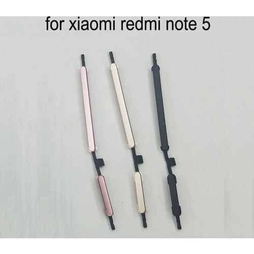 For Xiaomi Redmi Note 5 Original Phone Housing Frame New Power Volume Button For Xiaomi Note5 On Off Side Key Replacement