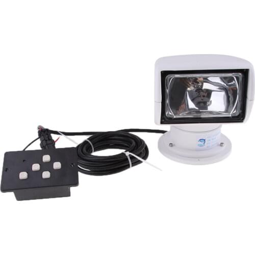 Marine Searchlight Remote Control Boat Spot Light 3200K 2500 Lm
