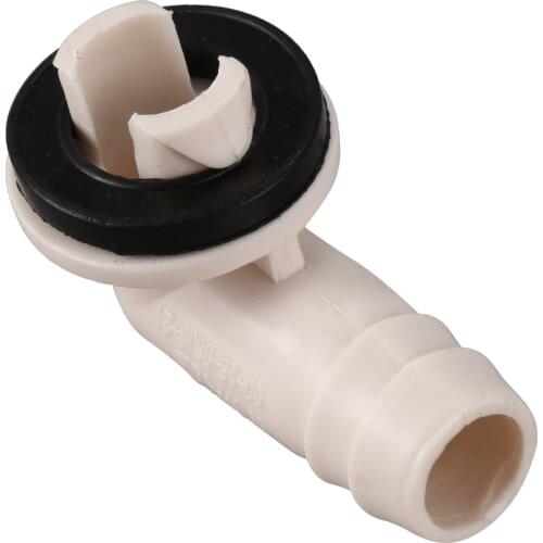 Air Conditioner AC Drain Hose Connector Elbow Fitting with Rubber Ring for Mini-Split Units and Window AC Unit 3/5 Inch(15mm)