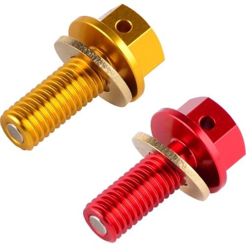 Oil Drain Plug Screw For Honda CRF250R CRF250X CRF450R CRF 250R 250X 450R For Suzuki RMZ250 RMZ450 RMZ RM-Z 250 450 Drain Bolt