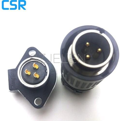 WP20 TK-Z series Waterproof and dustproof connector, Aviation cable connectors 3pin Plug and socket, 30A