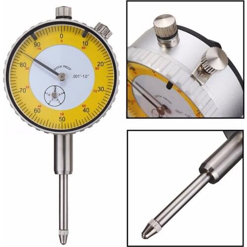 0.001"-1.0" High Accuracy Dial Test Indicator 55mm Dia. Mayitr Precision Lever Gauge Meter Measuring Instrument Tools