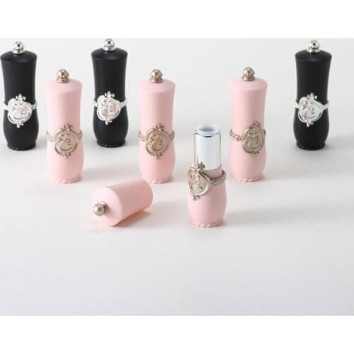 10pcs 12.1 mm Palace Vintage Style Empty Lipstick Tube DIY Lip Balm Stick Refillable Bottle Container Makeup Tools Accessories