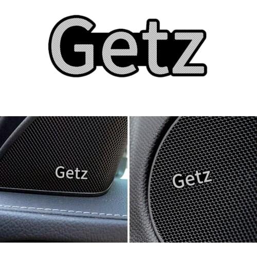 4pcs Car Auto Speaker audio Badge Sticker Decoration Decal for Hyundai Getz Emblem Car Styling