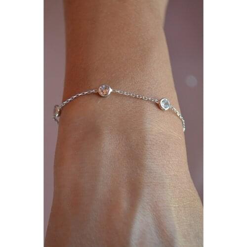Adal Silver Stone Bracelets