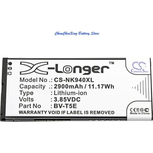 Cameron Sino 2900mAh Battery BV-T5E for Nokia/Microsoft Lumia 940,Lumia 940 XL,Lumia 950,Lumia 950 Dual SIM, RM-110