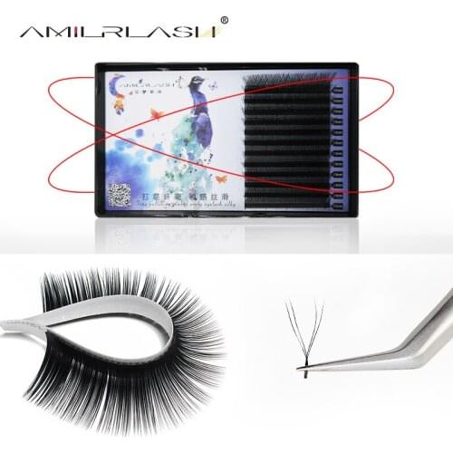 Amilrlash Y shape False Eyelashes Lashes Extension Hand-woven Faux Mink Lashes Super Soft Natural YY False Eyelashes Grafting
