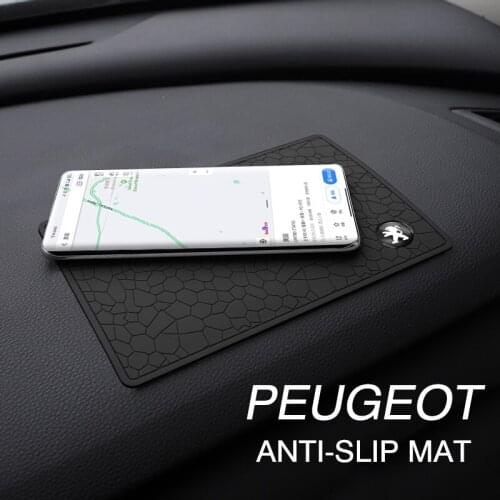Car Styling Anti Slip Pad Phone PVC Non Slip Sticky Gel Mat For Peugeot 206 307 308 3008 207 208 407 508 2008 5008 107 106 205