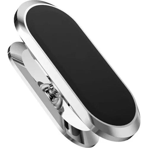 Black Universal Car Bracket Magnetic Car Suction Cup Mobile Phone Clip Holder GPS Support Stand Bracket