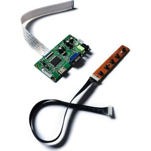 For B173RTN01/B173RTN02 EDP VGA 1600*900 30-Pin screen LED LCD display controller board DIY kit