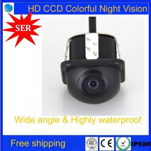 Hot selling CCD Rear camera rear view camera vuniversal car camera for all kinds of cars,100% Free shipping
