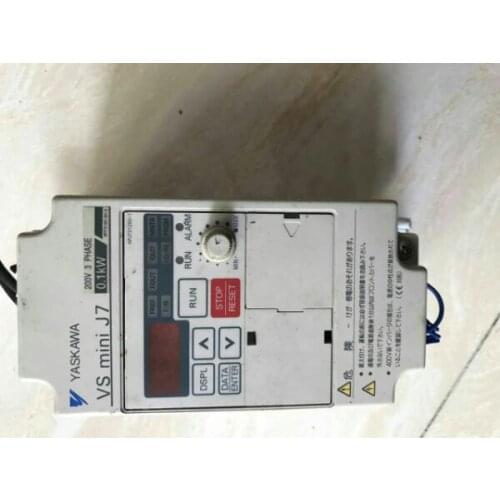 CIMR-J7AA20P1 0.1KW 220V inverter , used in good condition . 80% appearance new , good working , free shipping