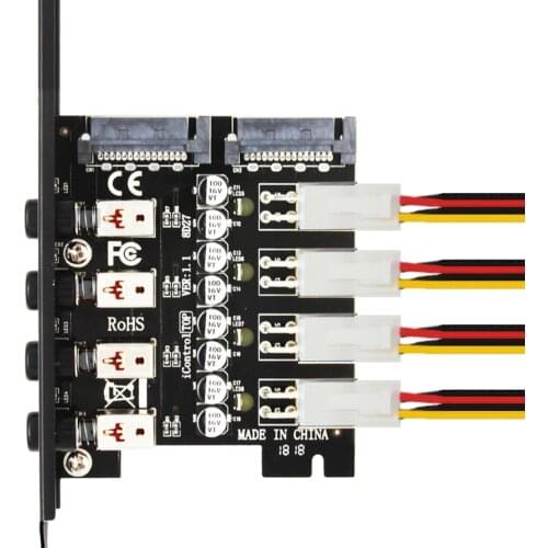 JEYI iControl-8 more 4 hard disk hard control system intelligent control hard disk management system HDD SSD power switch four