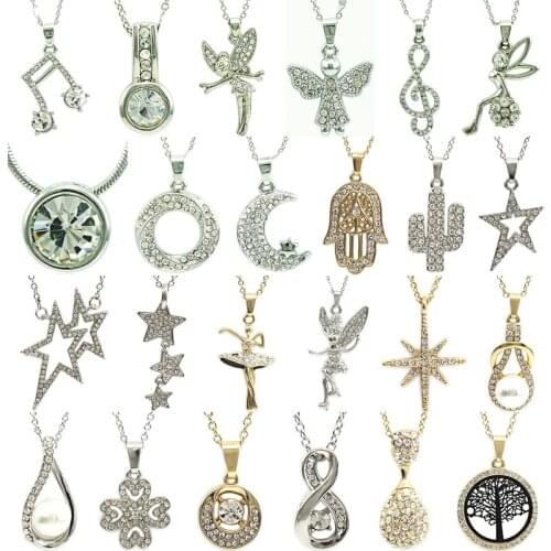 JINGLANG Fashion Initial Plant Necklace Personalized Jewelry for women accessories girlfriend gift