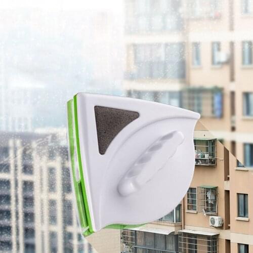Behogar Double-sided Glass Cleaner Wiper Magnetic Glass Wiper Window Surface Washing Brush Magnetic Window Glass Cleaning Tools