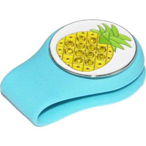 Magnetic Closure Golf Hat Clip Detachable Ball Marker for Golf Cap Visor