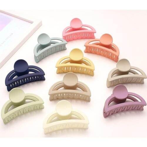 Fashion Hair Claw Hair Clips for Women Colorful Elegant Candy Colors Claw Clip Girls Hair Clip Hair Barrettes Hair Accessories