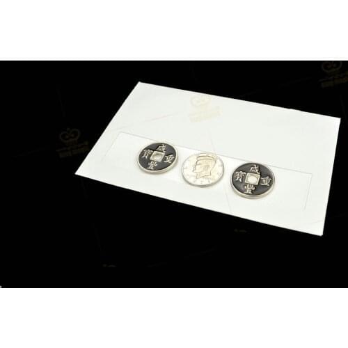 Coin Chinatown Half - Magic Tricks,Coin & Money Magic China Coin Magic Props Gimmick Illusions Magician Coin
