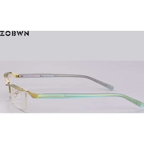 Half frames man glasses classic marcas Optical Eye Glasses Women Frame Myopia Unisex Spectacles male Eyeglasses oculos de grau