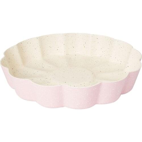 Pink Cream Big size Daisy Granite Cake Mould