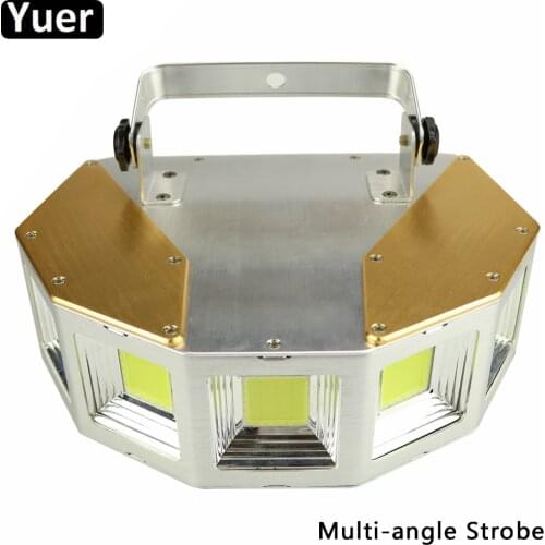 New 150W Multi Angle Strobe Light 5 Angles DMX512 Sound Activated Stage Lighting Effect Flashing Club Wedding DJ Disco Light