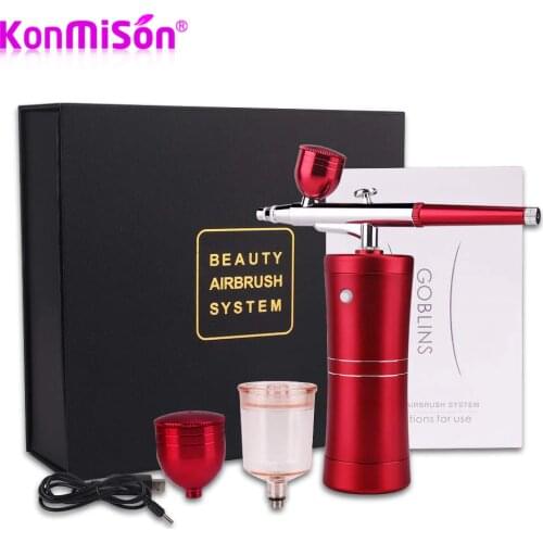 Multi-Purpose Cordless Mini Airbrush Set Spray Pump Gen Pen Air Compressor Kit Portable Air Brush Set Art Painting Spray Model