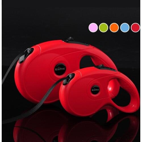 3/5M Premium Strong Retractable Dog Leash Automatic Adjustable Training Dog Lead Extending Traction Rope Walking Running Leashes