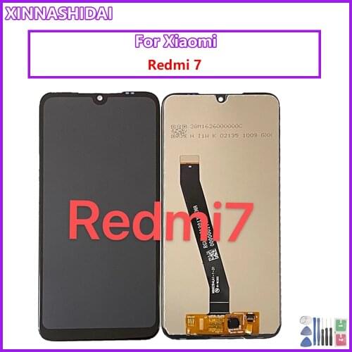 For Xiaomi Redmi 7 LCD Display Touch Screen Digitizer Assembly With Frame For Redmi 7 Global