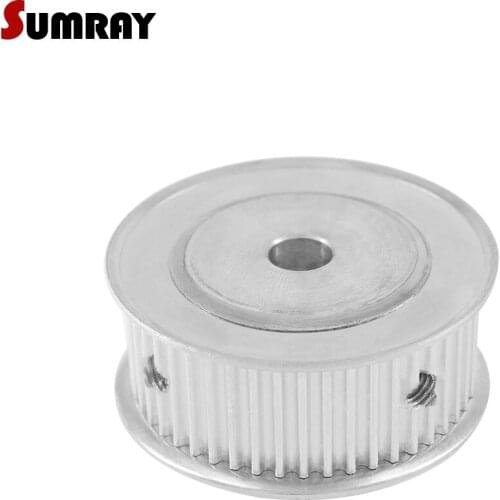 SUMRAY 3M 50T Timing Pulley 5/6/6.35/8/10/12/15/16/17/19/20mm Inner Bore Tooth Belt Pulley 16mm Belt Width Pulley Wheel