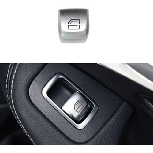 1PCS Car Window Lift Switch Button Cover for Mercedes Benz C Class W205 W253 C200 GLC260 2015-2021 Car Interior Accessories