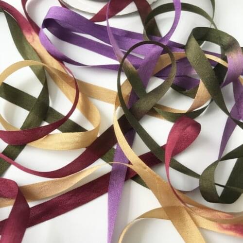 10m/roll, 7mm,100% real pure silk woven double face taffeta silk ribbons for embroidery and handcraft project,gift packing