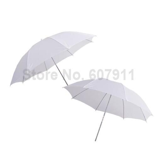 2pcs 83cm 33" Photo Studio white Flash Soft Light Photography Umbrella Reflective Reflector Promotion For All DSLR Camera