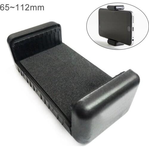 66-112mm Phone Clip Bracket Holder Mount Tripod Monopod Stand for Smartphone Selfie Holder Universal Clip for Live / Smartphone