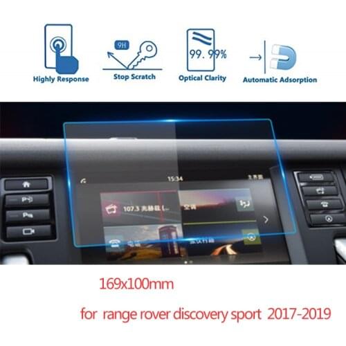 8inch 169x100mm for Land Rover Range Rover Discovery Sport 2015 2016 Tempered Glass Screen Protector Interior Accessories