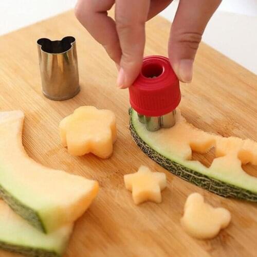 8 Pcs Vegetable Cutters Shapes Set DIY Cookie Cutter Flower for Kids Shaped Treats Food Fruit Cutter Mold