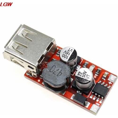 9V / 12V / 24V to 5vdc-dc step-down vehicle charging 3A output USB step-down voltage stabilizing power module