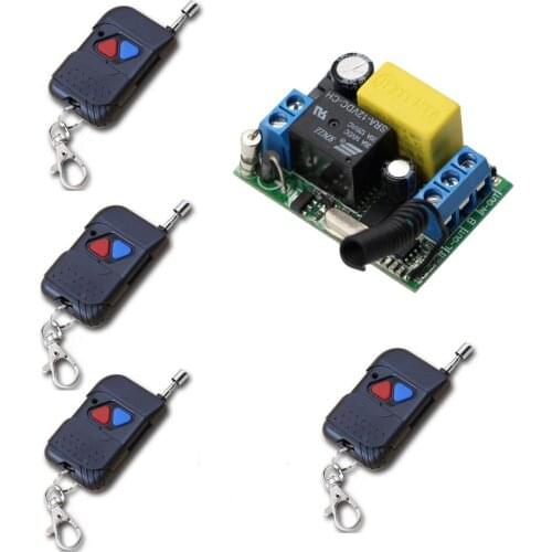 AC220V 1CH Relay Wireless Remote Control Switch Receiver Transmitter 315Mhz Remote Control lighting/Lamp LED water pump Switch