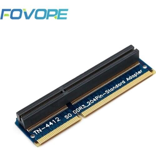 DDR3 SO DIMM to Desktop Adapter SO DIMM DDR3 Memory RAM Adapter Card 204Pin Standard Slot Memory Tester Computer Components NEW
