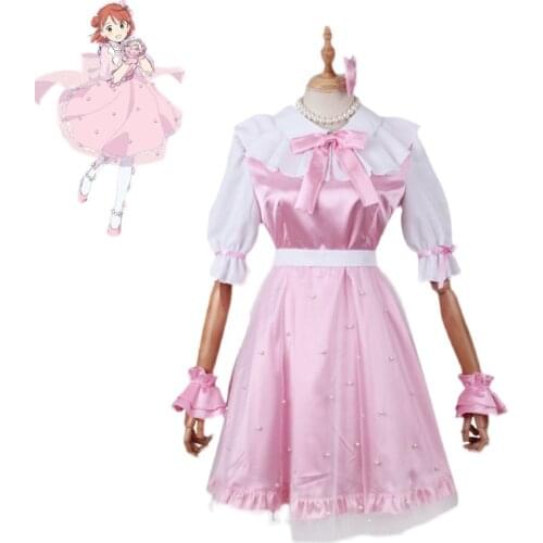 Anime Love Live! Nijigasaki Ayumu Uehara Cosplay Costumes Women Cute Maid Dress Pink Suit Lolita Halloween Uniforms Custom Made