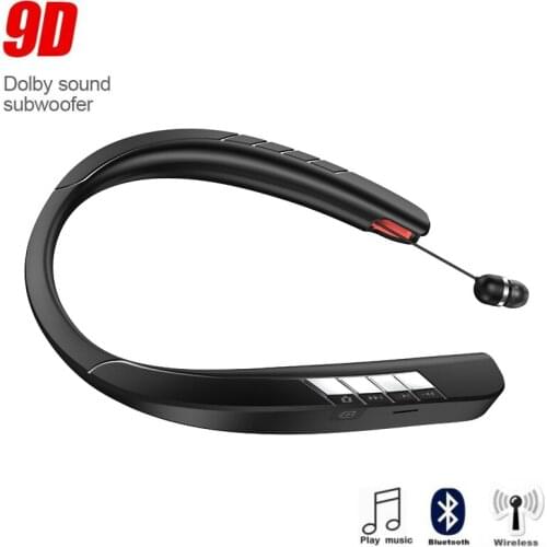 LZ3 Bluetooth-Compatible Earphones Neck Hanging Neck Card Wireless Sports Ultra-long Battery Life, Can Take Pictures Remotely