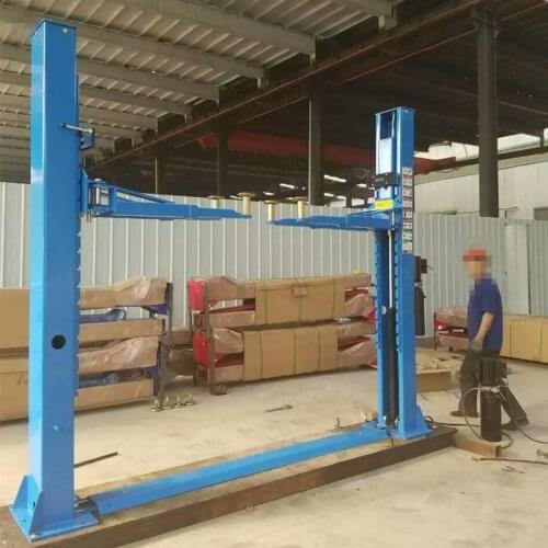 9000lbs new type floor plate out lock two post car lift hydraulic car ramp 4Ton