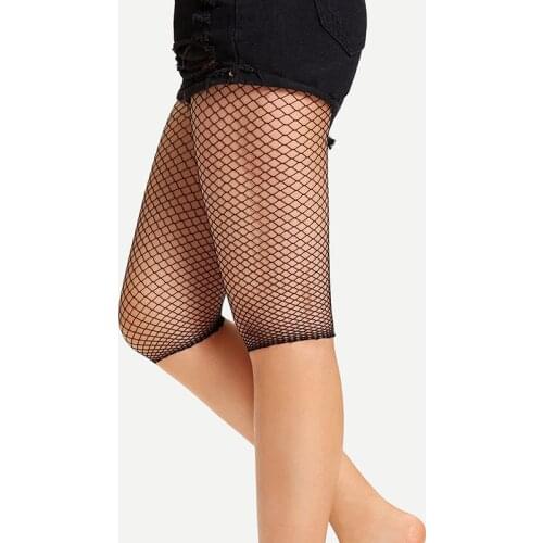 Short Fishnet Stockings Black Sexy Womens Short Fishnet Stockings Fish Net Pantyhose Mesh Stockings Lingerie Half Short