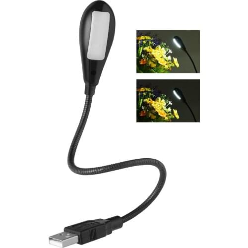 LEDGLE Book Lamps Flexible Reading Lamp Portable LED Night Lights, Daylight White, 2 Brightness Levels, Flexible Design