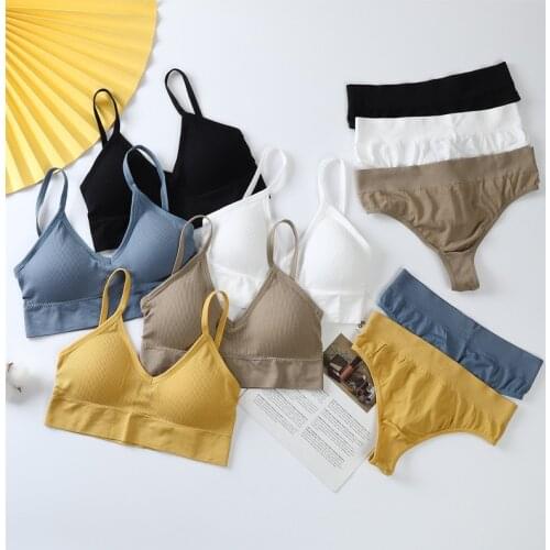 Summer Womens Lingerie Set Lace Sexy Bra Set Brassiere Comfortable Bra Set Without Steel Ring Fitness Underwear And Panties