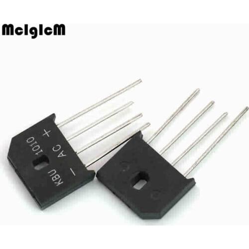 MCIGICM 5PCS 10A 1000V diode bridge rectifier kbu1010